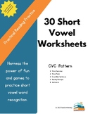 30 Short Vowel Worksheets