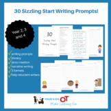 30 Sizzling Start Writing Prompts - Narrative Writing