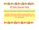 30 Super Spanish Skits