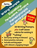 30 Spring Writing Prompts: Expository, Persuasive & Narrat