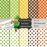 Digital Paper - St Patrick's Day themed