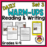 30 Standards-Based ELA Reading & Writing Warm-Ups Standard