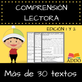 Preview of COMPRENSIÓN LECTORA - BUNDLE (30+) Textos en Español | reading comprehension