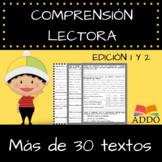 COMPRENSIÓN LECTORA - BUNDLE (30+) Textos en Español | rea