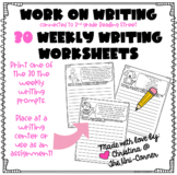 30 Weekly Writing Prompts - 2nd grade Reading Street (or u
