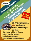 30 Winter Writing Prompts: Expository, Persuasive & Narrat