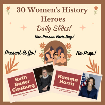 Preview of 30 Women's History Hero Lessons | Biographies & Free Activities