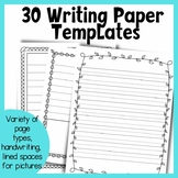 30 Writing Templates