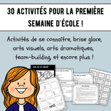30 fun activities to build a classroom community - in French!