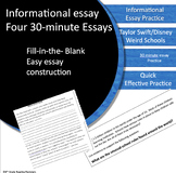 30-minute Easy Informational essay- Taylor Swift/Disney/We