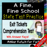 A Fine, Fine School State Test Prep - 3rd Grade Journeys - Distance Learning