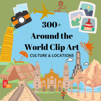 Preview of 300+ Around the World Clip Art