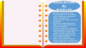Preview of 350 Educational Riddles