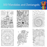 300 Mandalas and Zentangles