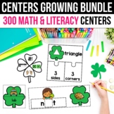 300 Math & Games Literacy ELA Centers Kindergarten 1st Gra