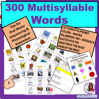 Preview of 300 Multisyllable Words UPDATED