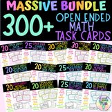 300+ Open Ended Questions Math Task Card BUNDLE