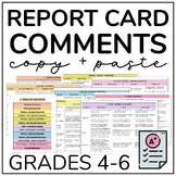 300+ Report Card Comments Bank for Grades 4-6 is Fully Edi