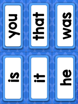 300 Sight Words Cards for the Word Wall - Whimsy Workshop Teaching