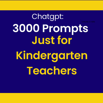 Preview of 3000 Chatgpt prompts for Kindergarten Teachers