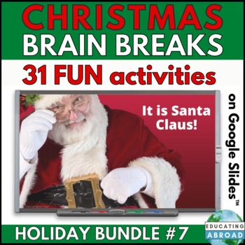 Preview of 31 Christmas Party Games & Holiday Activities Bundle for Classroom Community