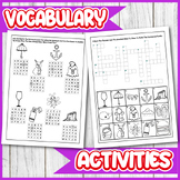 vocabulary worksheets, Word Search Puzzles, Scramble, Cros