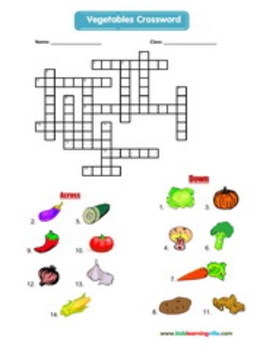 31 crossword vocabulary puzzles by kizphonics teachers pay teachers