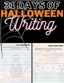 31 Days of Halloween/October Writing Prompts