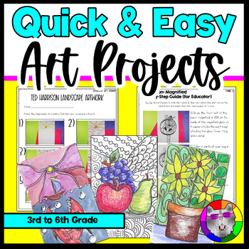 31 Elementary Art Lessons and Quick and Easy Art Projects by Ms Artastic