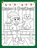 31 FUN CUTE Season's Greetings Coloring Sheets Printable P