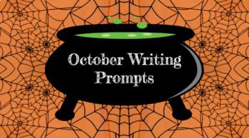 Preview of 31 Halloween Themed Writing/ Discussion Prompts