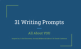 31 Journal Prompts - All About You