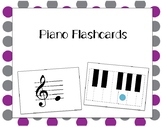 31 Piano Flashcards for Treble and Bass Clef