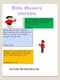 31 Printable Bible Verses / cards and Activity Worksheet .