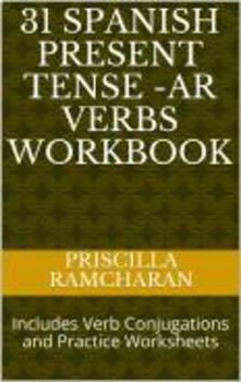 Preview of 31 Spanish Present Tense -AR Verbs Workbook