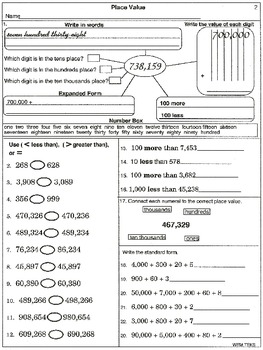 3rd grade place value coins and bills 26 printables