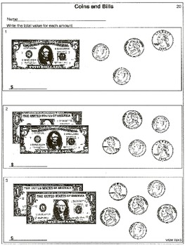 3rd grade place value coins and bills 26 printables worksheets