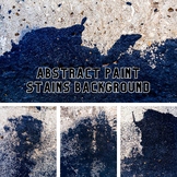32 Abstract black distressed backgrounds. Black paint stai