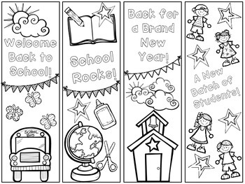 32 Black-and-White Seasonal Bookmarks by The Adventures of a First Year ...