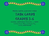 32 Multiple Choice Prefix, Suffix, and Root Word Task Cards