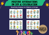 32 Positive Affirmation Cards on Joy & Celebration for Children