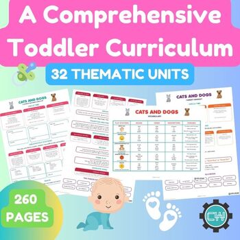 Preview of A Comprehensive Toddler Curriculum - 32 Thematic Units