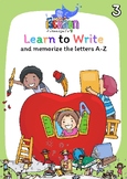 32 pages of A-Z Book 3 training sheet for kindergarten basics