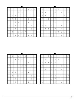 Sudoku #451 and #452 (Hard) - Free Printable Puzzles