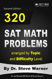320 SAT Math Problems Arranged By Topic And Difficulty Lev