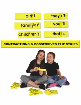 Preview of Contractions & Possessives Flip Strips