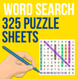 325 Large Print Wordsearch Puzzle Sheets With Solutions