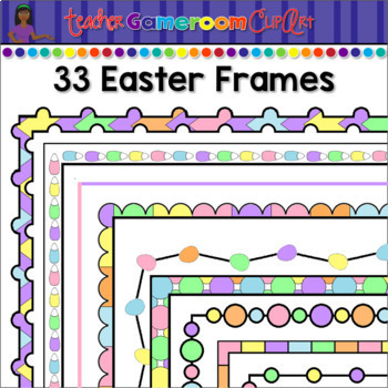 Preview of 33 Easter Borders