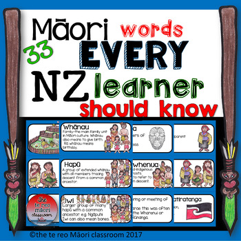 Preview of 33 Maori Words Every New Zealand Learner Should Know