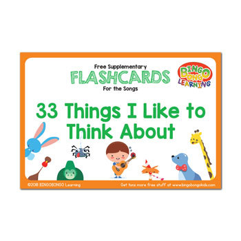 33 Things I Like To Think About Free Esl Flashcard Pack Tpt